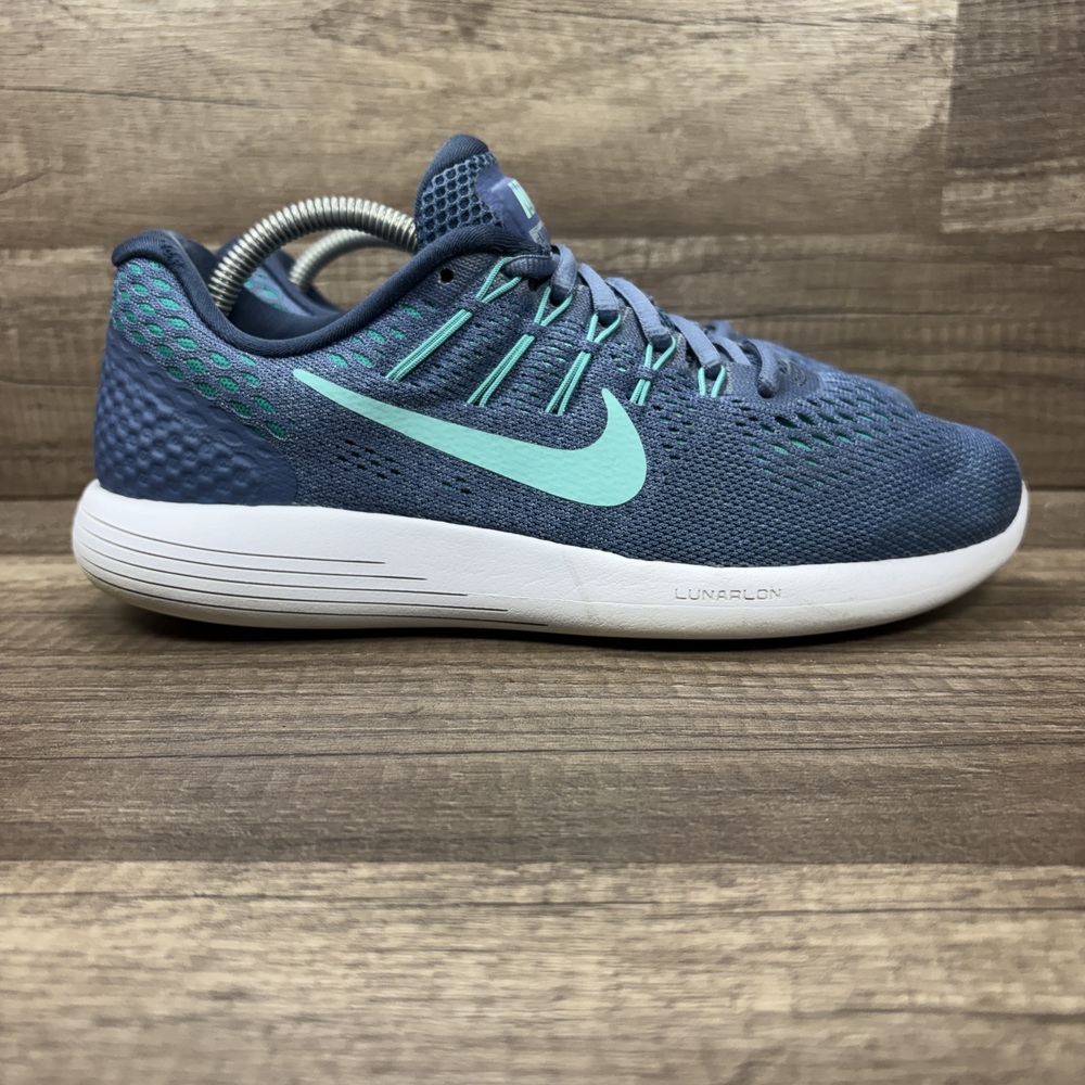 Nike Lunarglide 8 Blue Womens US Size 7.5 EUR 38.5 AA8677-400 Running Shoes
